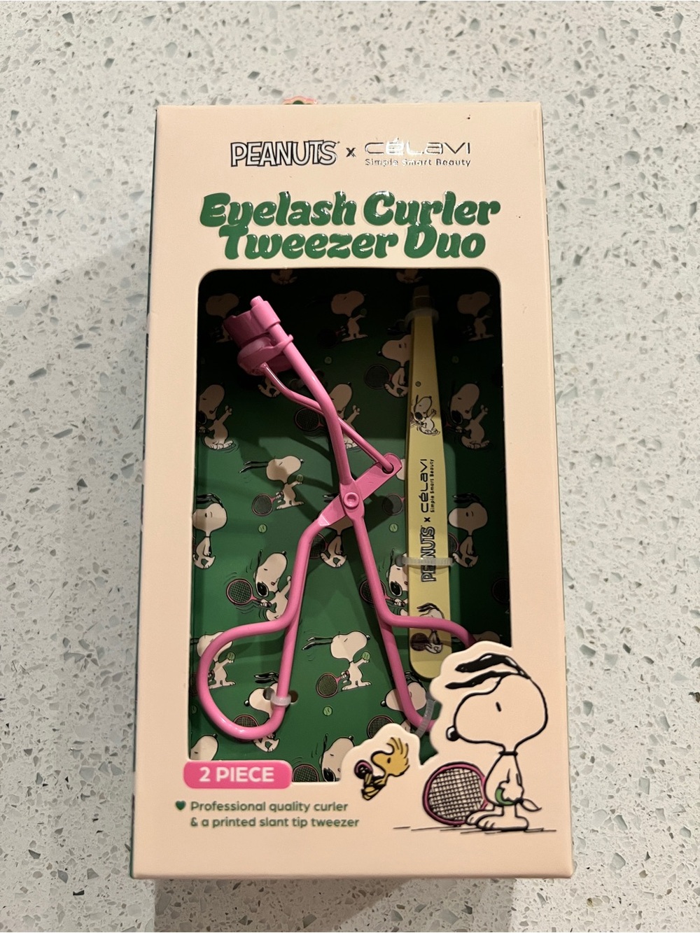 CélaVi x Peanuts Eyelash Curler and Tweezer Duo